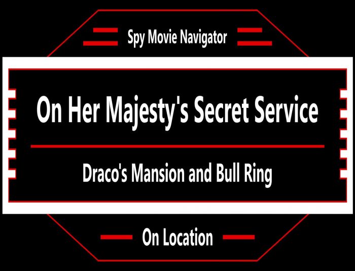 ON HER MAJESTY’S SECRET SERVICE – On Location – Wedding Reception and Bull Ring
