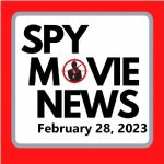 Spy Movie News Logo with February 28 2023 date