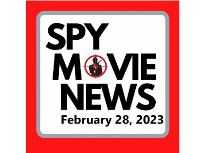 Spy Movie News Logo with February 28 2023 date